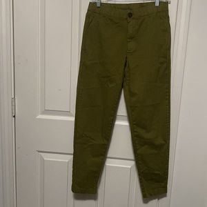 Bonobos off duty pant xs short olive